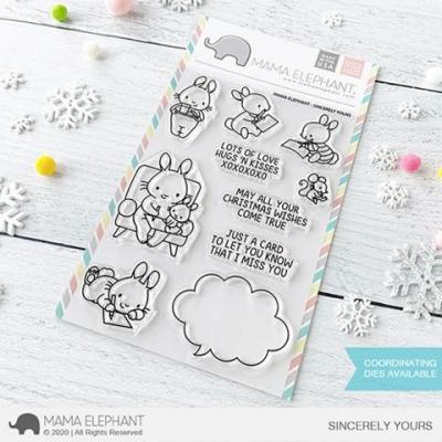 Mama Elephant Clear Stamps - Sincerely Yours